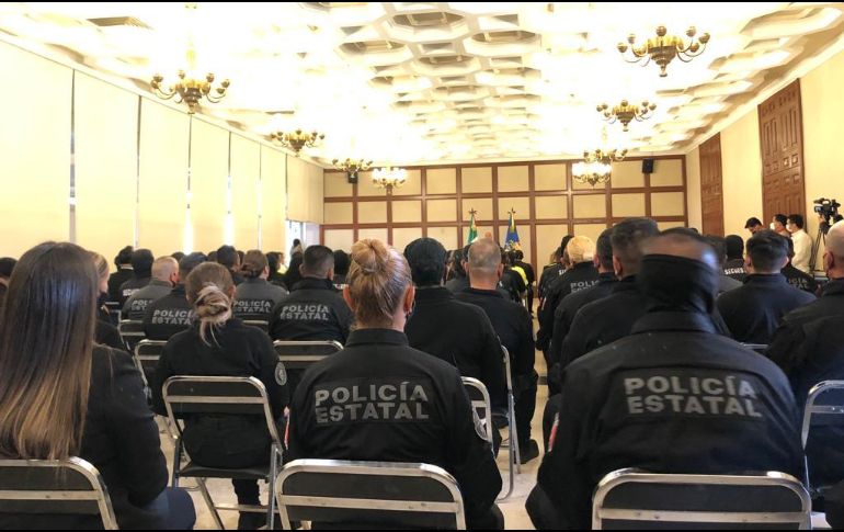 El aumento lo percibirán seis mil 972 elementos de la Policía estatal, Policía Vial y de la Policía de Custodia, además de dos mil 421 integrantes de la Fiscalía estatal. EL INFORMADOR / R. Rivas