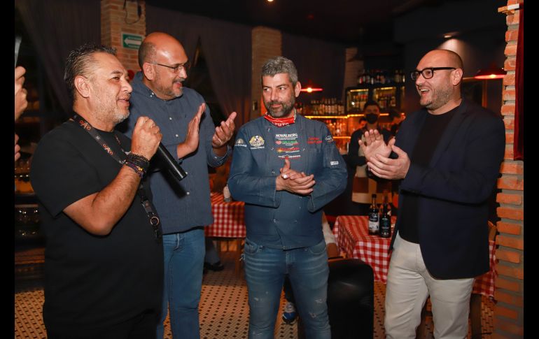 Javier Jiménez, Mario Ávalos, Fabio Cristiano y Luigi Ranieri. GENTE BIEN JALISCO/Antonio Martínez