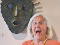 Maty Ochoa.La escultora comparte que esta exhibición va más allá de la evolución como artista, pues el uso de diversos materiales también refleja su creatividad. Cortesía/ Florencia Aldaco