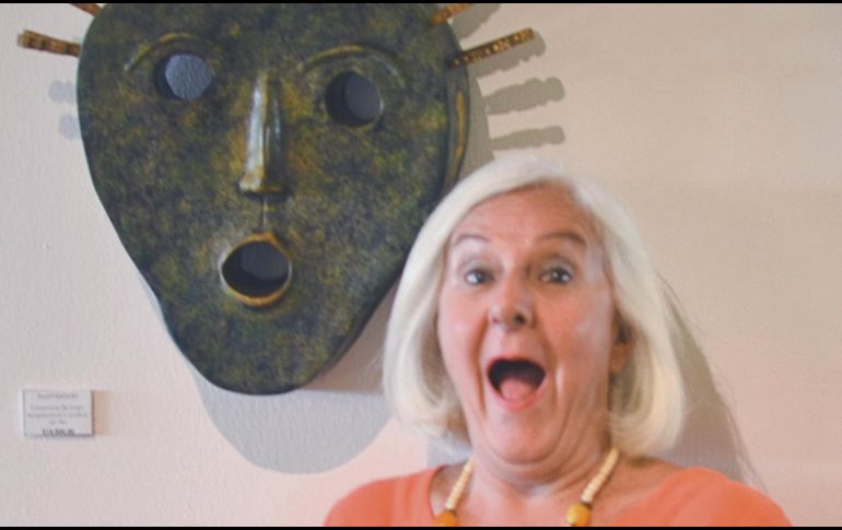 Maty Ochoa.La escultora comparte que esta exhibición va más allá de la evolución como artista, pues el uso de diversos materiales también refleja su creatividad. Cortesía/ Florencia Aldaco