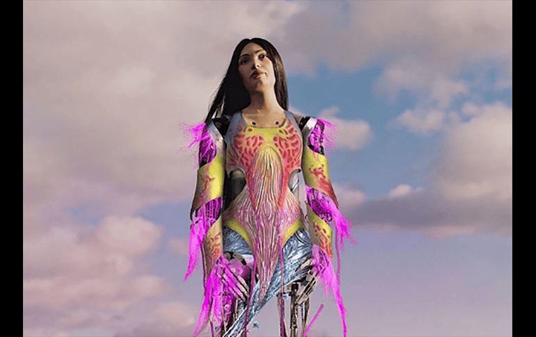 Falda de zarcillo y zapatos Shishigami, inspirados en el espíritu de Studio Ghibli. INSTAGRAM/auro.boros