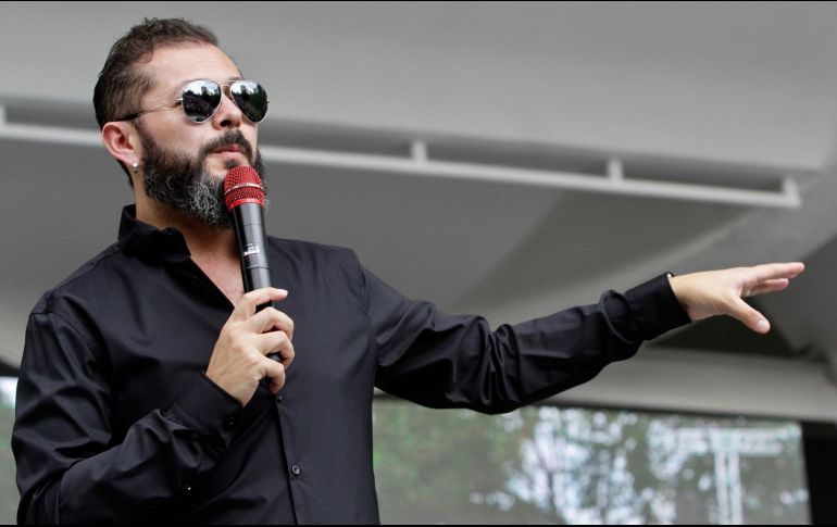 Édgar Oceransky negó que en sus años de carrera haya tenido que recurrir a escándalos para obtener publicidad. NTX/ARCHIVO