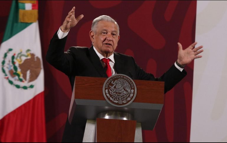 AMLO expresa su deseo de que le hubieran dado mayor difusión a la consulta y agrega que no fue posible porque ni los medios o la INE la promovieron. SUN / C. Mejía