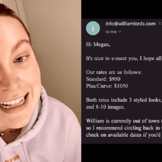 Indigna tarifa de fotógrafo por sesión a modelos de tallas extras