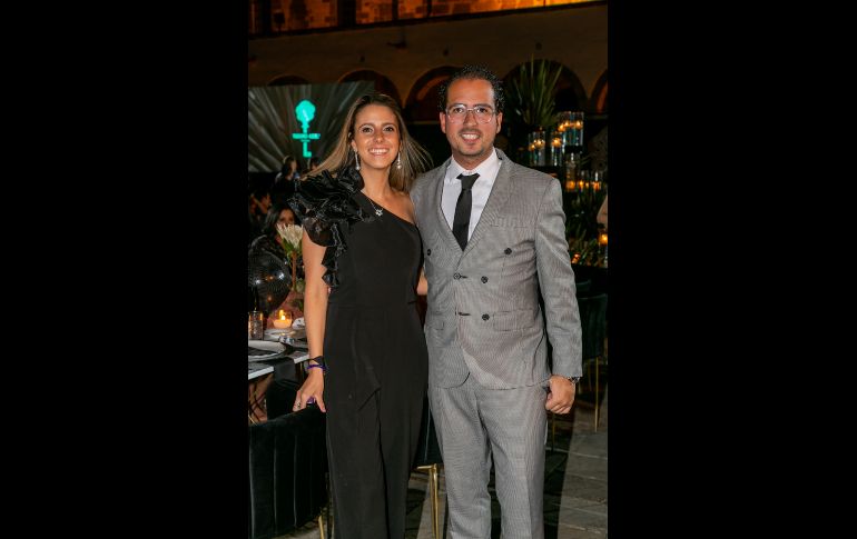 Andrea Alemán y Salvador Cacho. GENTE BIEN JALISCO/Jorge Soltero