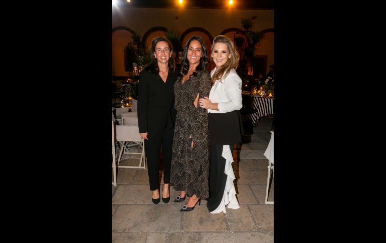 Gabriela Ron, Gabriela de Anda y Mariana Blum. GENTE BIEN JALISCO/Jorge Soltero