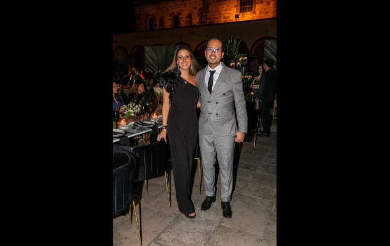 Andrea Alemán y Salvador Cacho. GENTE BIEN JALISCO/Jorge Soltero