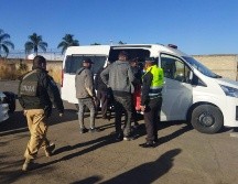 Los gendarmes de la Guardia Nacional se trasladaron al kilómetro 474, cerca del poblado La Providencia, en Zapotlanejo, donde encontraron a los migrantes. ESPECIAL /