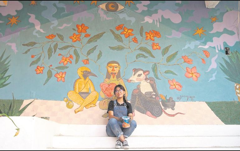 Con este trabajo la artista busca que la gente aprenda de la naturaleza y desarrolle con ella una relación simbiótica. ESPECIAL