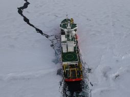 El deshielo en el polo Norte deja libres rutas marítimas que tendrán un importante papel en la geopolítica futura. EFE/Archivo