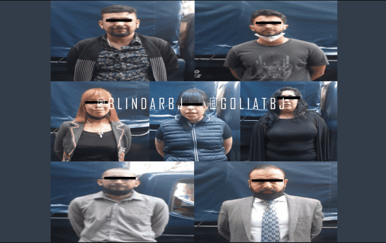 Tras la liberación de la mujer y su hijo, siete implicados fueron detenidos. TWITTER / @GoliatBJ