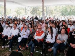 Dante Delgado aseguró que próximamente el partido ganará nuevas gubernaturas, como la del Estado de México. ESPECIAL