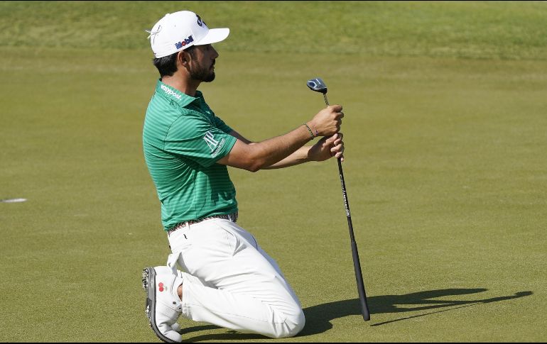 Pese a no avanzar de ronda, Abraham Ancer tuvo una actuación de gran nivel. AFP/C. Burton