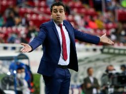 Desde que arribó al banquillo de Chivas, Marcelo Michel Leaño ha conseguido triunfos a cuentagotas, pues ha dejado escapar la ventaja en el marcador en varias ocasiones. IMAGO7