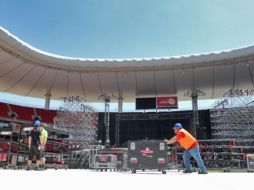 El escenario tiene una extensión de 50 metros de ancho por 27 de profundidad y 25 de altura. EL INFORMADOR/A. Camacho