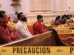 Los representantes del Arzobispado exhortaron a continuar con las medidas sanitarias para evitar que haya un aumento de casos de COVID. EFE / ARCHIVO