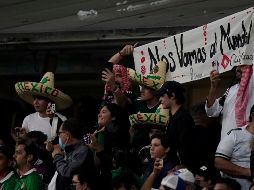 La afición mexicana festejó el pase del Tricolor al Mundial. AP/E. Verdugo