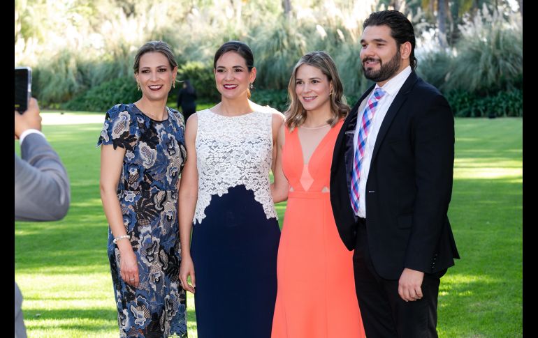 Jacky, Erika, Diana y Jesús Moreno. GENTE BIEN JALISCO/Jorge Soltero