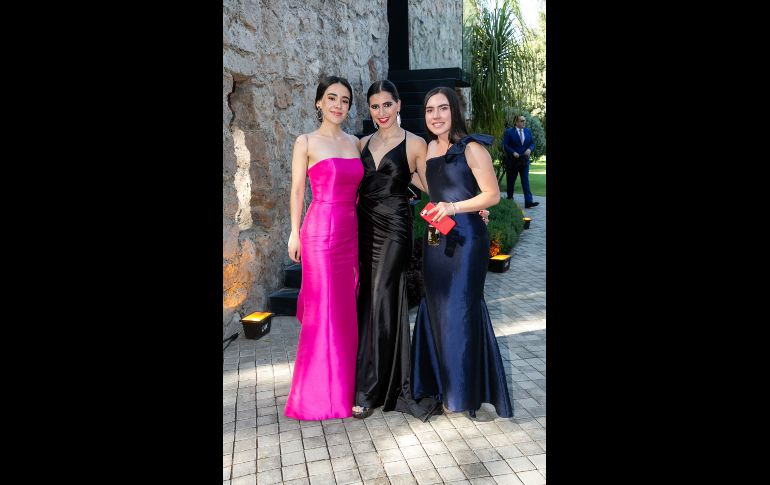 Dinora Figueroa, Clarissa Sánchez y Regina Magaña. GENTE BIEN JALISCO/Jorge Soltero