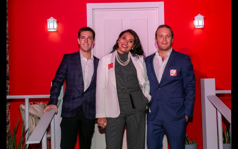 César Ruiz, Alejandra Bastarrachea y Juanjo Osorno. GENTE BIEN JALISCO/Jorge Soltero