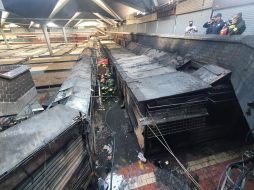 Hasta el momento, Pablo Lemus dice que no hay daño estructural tras el incendio en el Mercado San Juan de Dios. EL INFORMADOR / A. Navarro