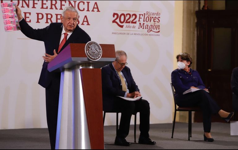 AMLO ha dicho que no está a favor de prohibir las narcoseries, sino de que tengan una visión crítica. SUN/B. Fregoso