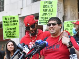 Trabajadores de Amazon habían luchado durante años por la creación de un sindicato que les otorgara mejores condiciones laborales. AFP/A. Renault