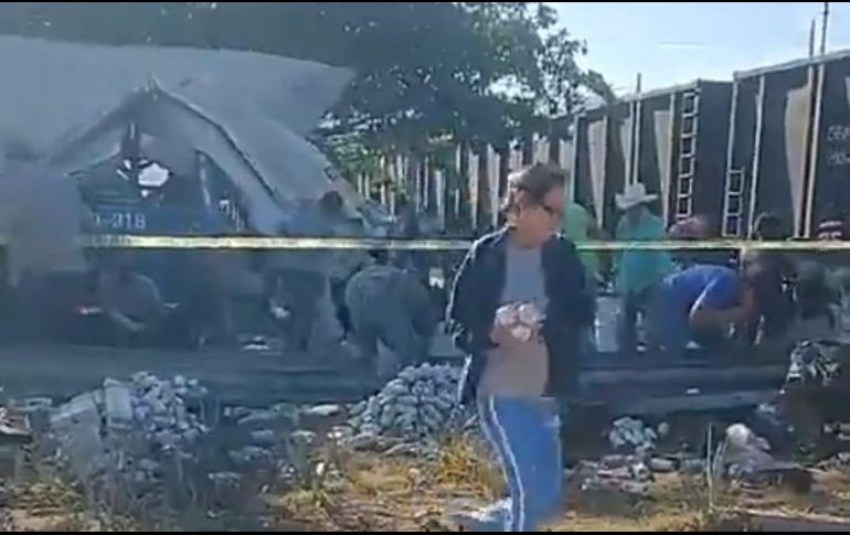 El choque ocurrió en salida del municipio de Tequila, Jalisco, en el llamado entronque. ESPECIAL