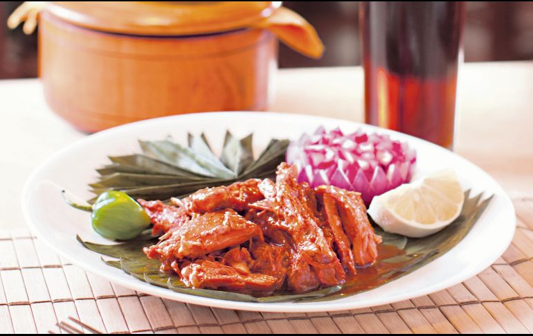 Cochinita pibil. Uno de los muchos manjares que protagonizará la nueva campaña gastronómica de Yucatán. ESPECIAL