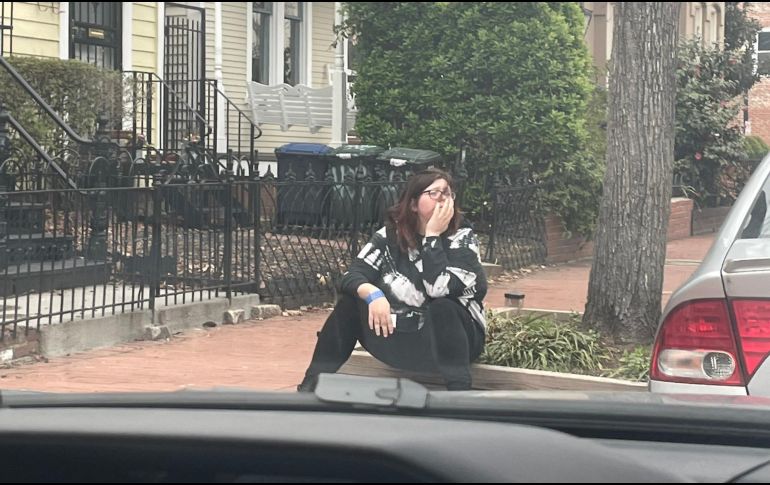 La mujer es acusada por haber irrumpido en una clínica abortista para intimidar a pacientes y trabajadores. TWITTER/ @NathanBacanTV