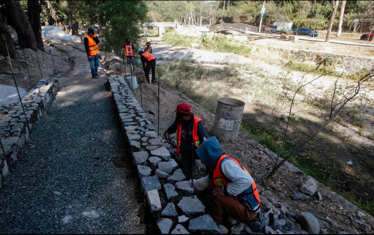 Actualmente el avance de la construcción de este Parque Lineal es de 20%. EL INFORMADOR / G. Gallo