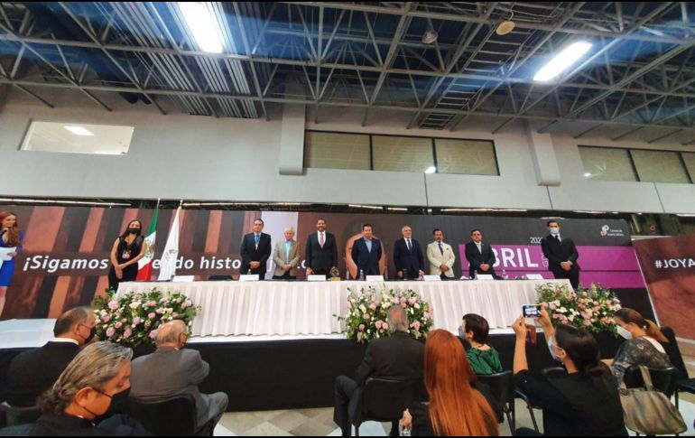 El secretario de Desarrollo Económico destacó la relevancia de Expo Joya debido al impacto que tiene este rubro para la economía de Jalisco. EL INFORMADOR / R. Bobadilla