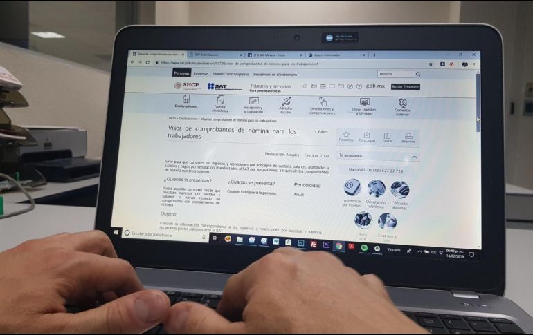 ¿Olvidaste tu contraseña del SAT? Esta información pued serte útil. INFORMADOR/ARCHIVO