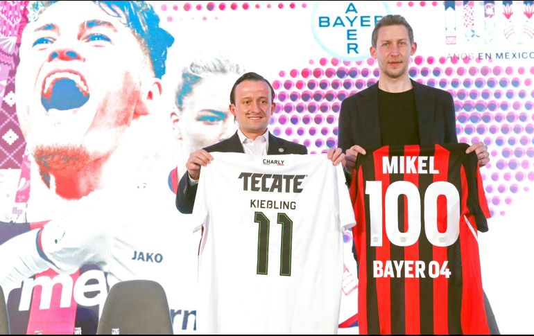 Acuerdo. La directiva del Bayer aseguró que este el principio de una serie de colaboraciones con la Liga MX. EFE