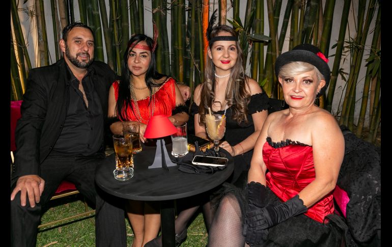 Álvaro Esparza, Aracely Lemus, Norma Peralta y Claudia Peregrina. GENTE BIEN JALISCO/Jorge Soltero