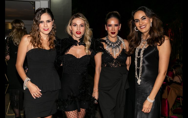 Ana Maldonado, Angie Escamilla, Andrea morfin y Ana Castro. GENTE BIEN JALISCO/Jorge Soltero