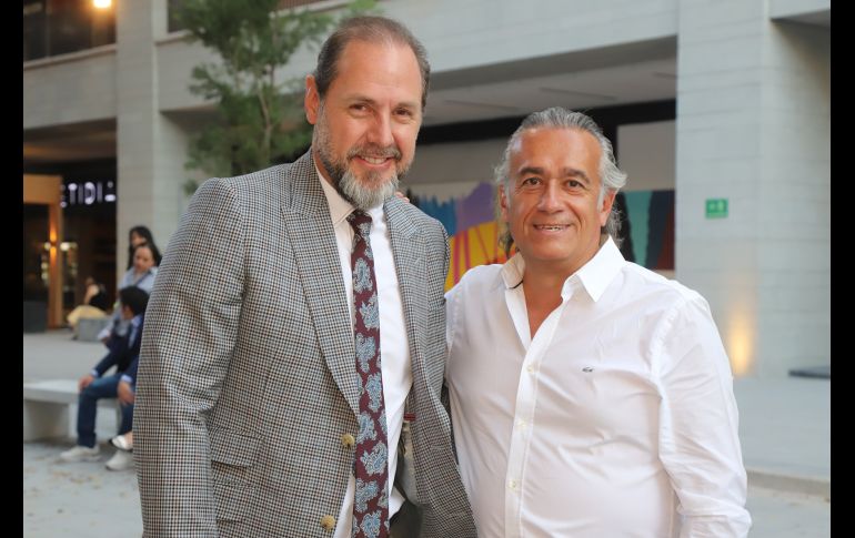 Salvador Cayón Ceballos y Antonio Uriarte. GENTE BIEN JALISCO/Claudio Jimeno