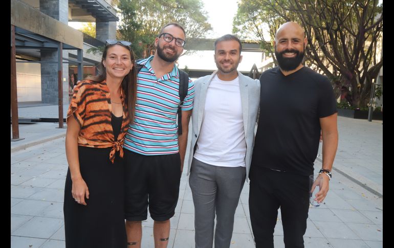 Gladys Alonzo, Fabián Cappello, Rodrigo Hernández y Óscar Lomelí. GENTE BIEN JALISCO/Claudio Jimeno