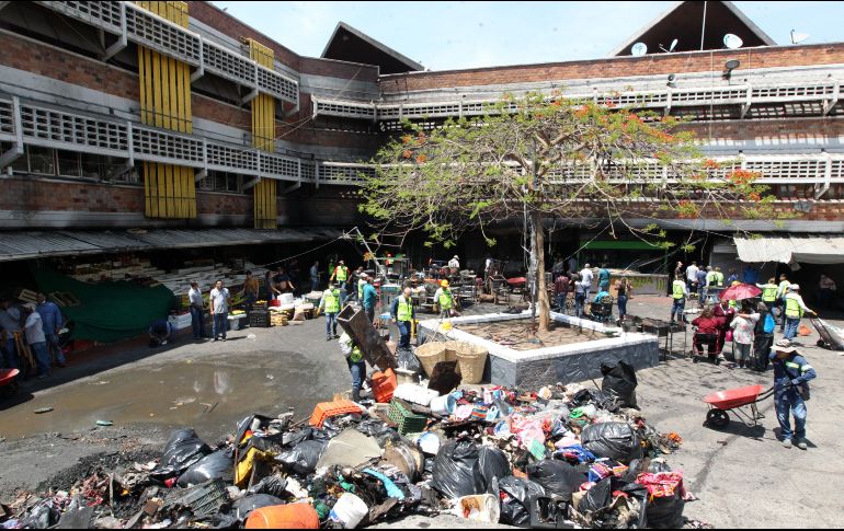 Las labores para rehabilitar el mercado durarán entre cuatro y seis meses. EL INFORMADOR/A. Camacho