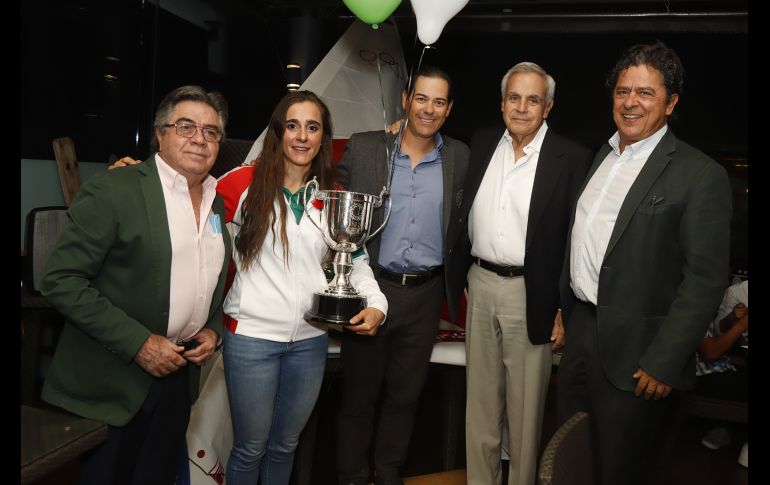Lorenzo Villaseñor, Elena Oetling Ramírez, Alfonso Aguilar, Rogelio Partida y Fernando Araiza. GENTE BIEN JALISCOI/Claudio Jimeno