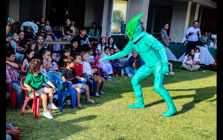 Show de Spiderman y el duende verde. GENTE BIEN JALISCO/Claudio Jimeno