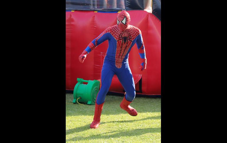 Show de Spiderman y el duende verde. GENTE BIEN JALISCO/Claudio Jimeno
