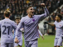 Ferran Torres igualó con un disparo casi a bocajarro tras una doble pared con Frenkie de Jong (66).  EFE / R. Wittek