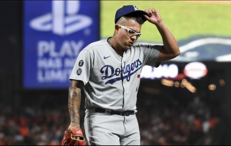 Julio Urías cobrará 8 millones de dólares durante este año. ESPECIAL