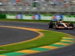 McLaren comenzó a encontrar ritmo en los instantes finales de la tercera práctica libre. EFE/J. Ross