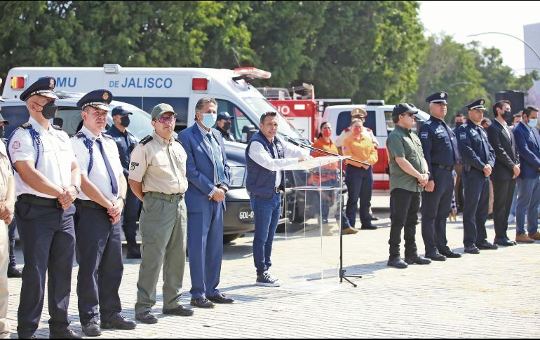 Pablo Lemus remarcó que la estrategia es para brindar una mejor atención en protección civil, seguridad y salud. ESPECIAL
