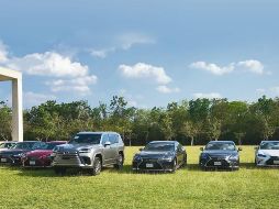 Por su diseño, calidad y cuidado al mínimo detalle, Lexus llega con fuerza con estos modelos encabezados al centro por la LX y acompañado por los ES y LS en sus distintas configuraciones. ESPECIAL/C. Álvarez