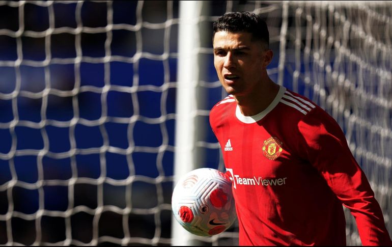 Cristiano volvió este sábado a la alineación del United, tras perderse el último encuentro por enfermedad. EFE / T. Keeton