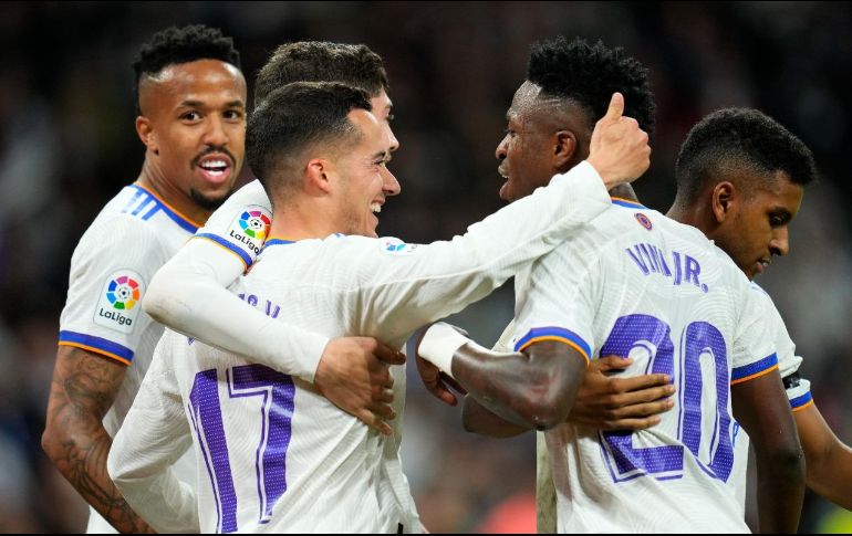 Solo faltan 7 jornadas y el Real Madrid se mantiene con 12 puntos de ventaja en LaLiga. AP/M. Fernandez