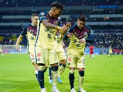 Los azulcremas se mostraron de buen humor en sus celebraciones. IMAGO7/R. Vadillo